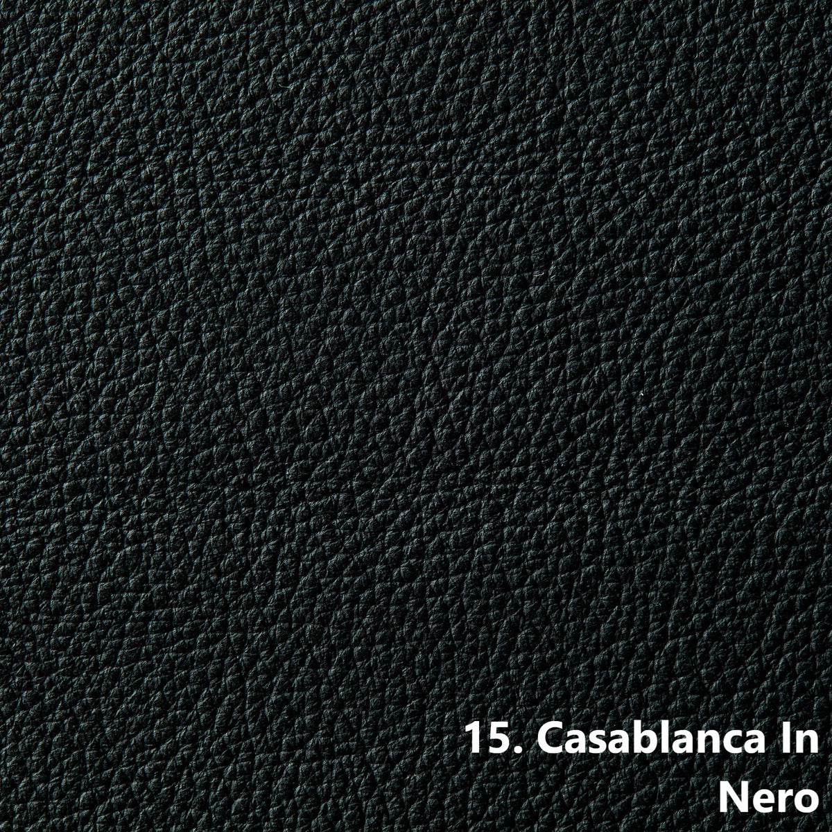 Casablanca Upholstery Hides | Nero | 0.9mm | 4.6 sq.m