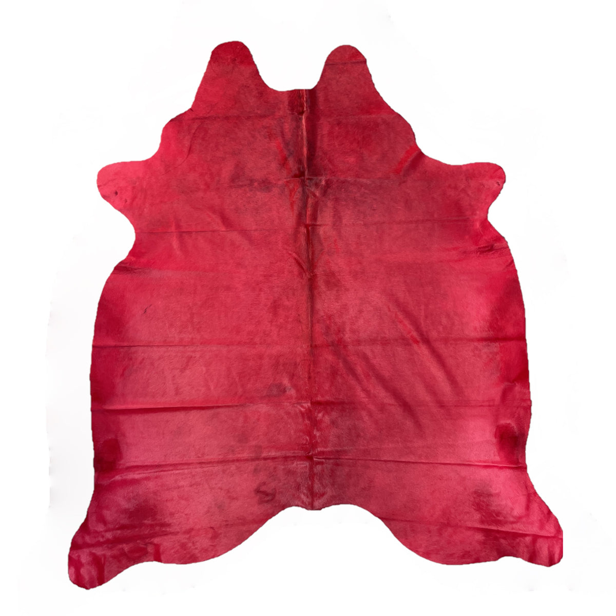 Hair On Cow Hide Rug | Dyed Red | 42 sq.ft | $275 ea.