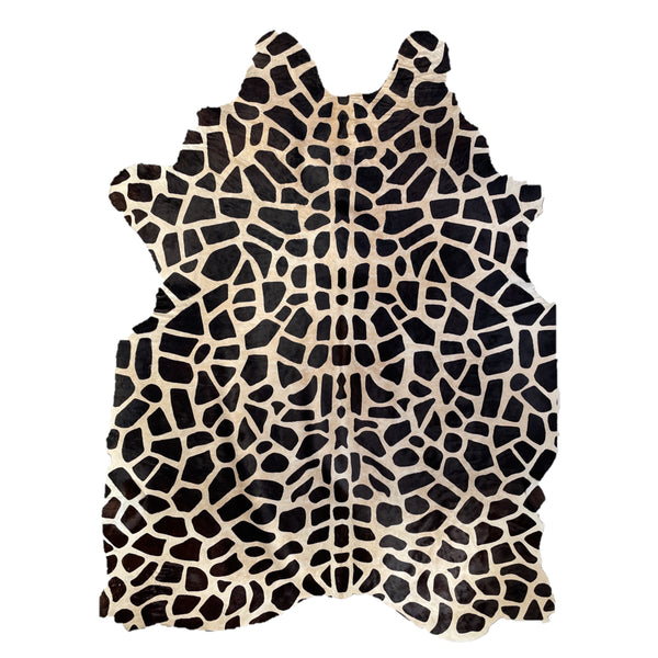 Hair On Cow Hide SPECIAL | Stencilled Giraffe | 42 sq.ft | $350 ea ...