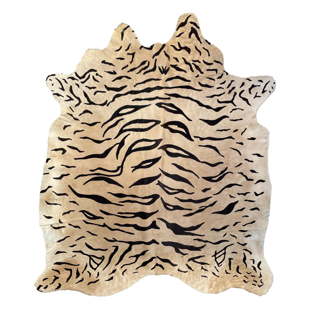 Hair On Cow Hide Rug | Stenciled Tiger | 42 sq.ft | $350 ea.