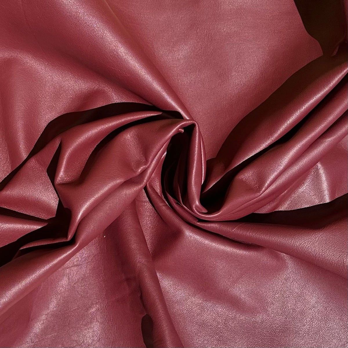 Lamb Skin Premium | Burgundy | 0.6mm | 7 sq.ft | From $60 ea.