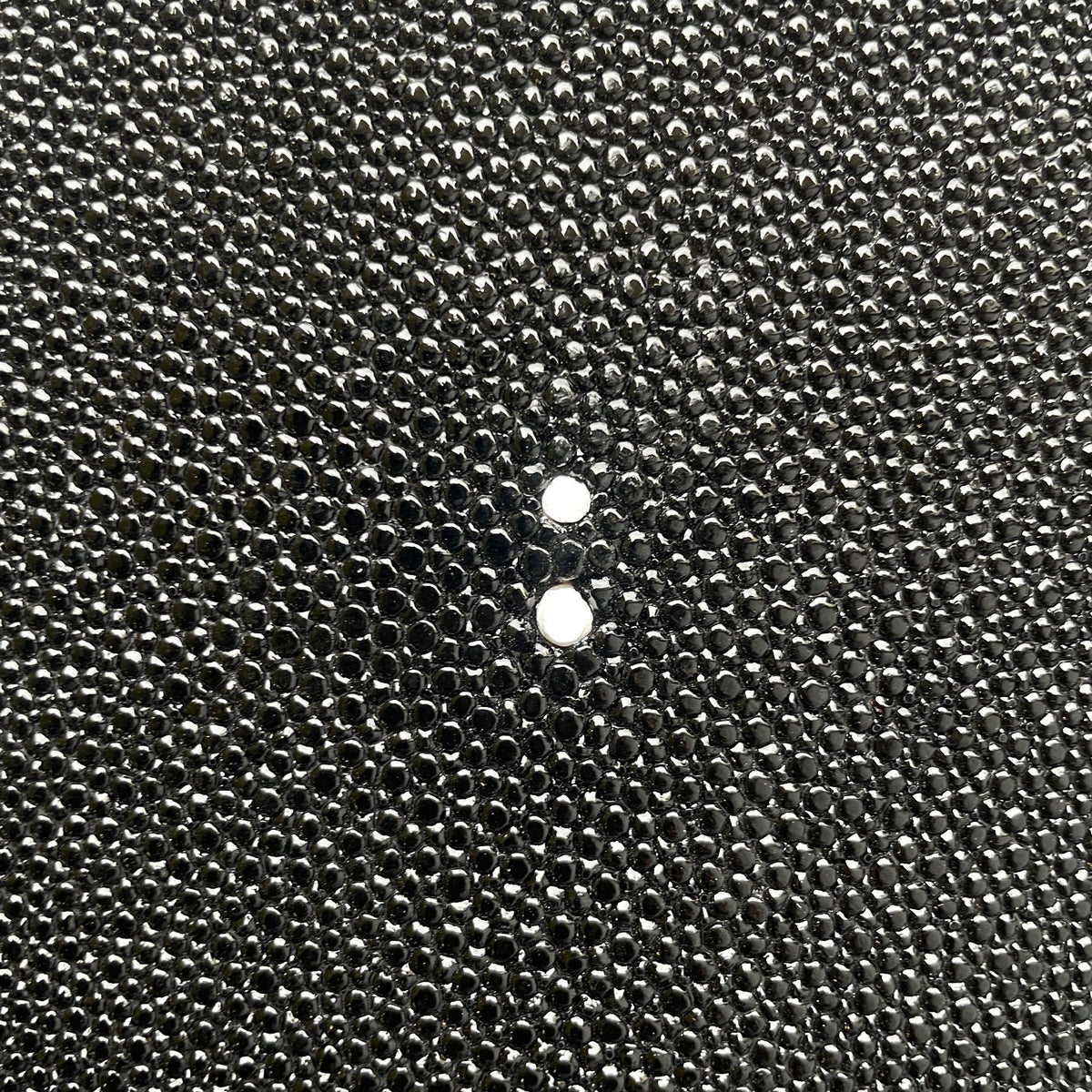 Stingray Skin | Black with 2 White Dots | 1.5/1.8mm | $161 ea.