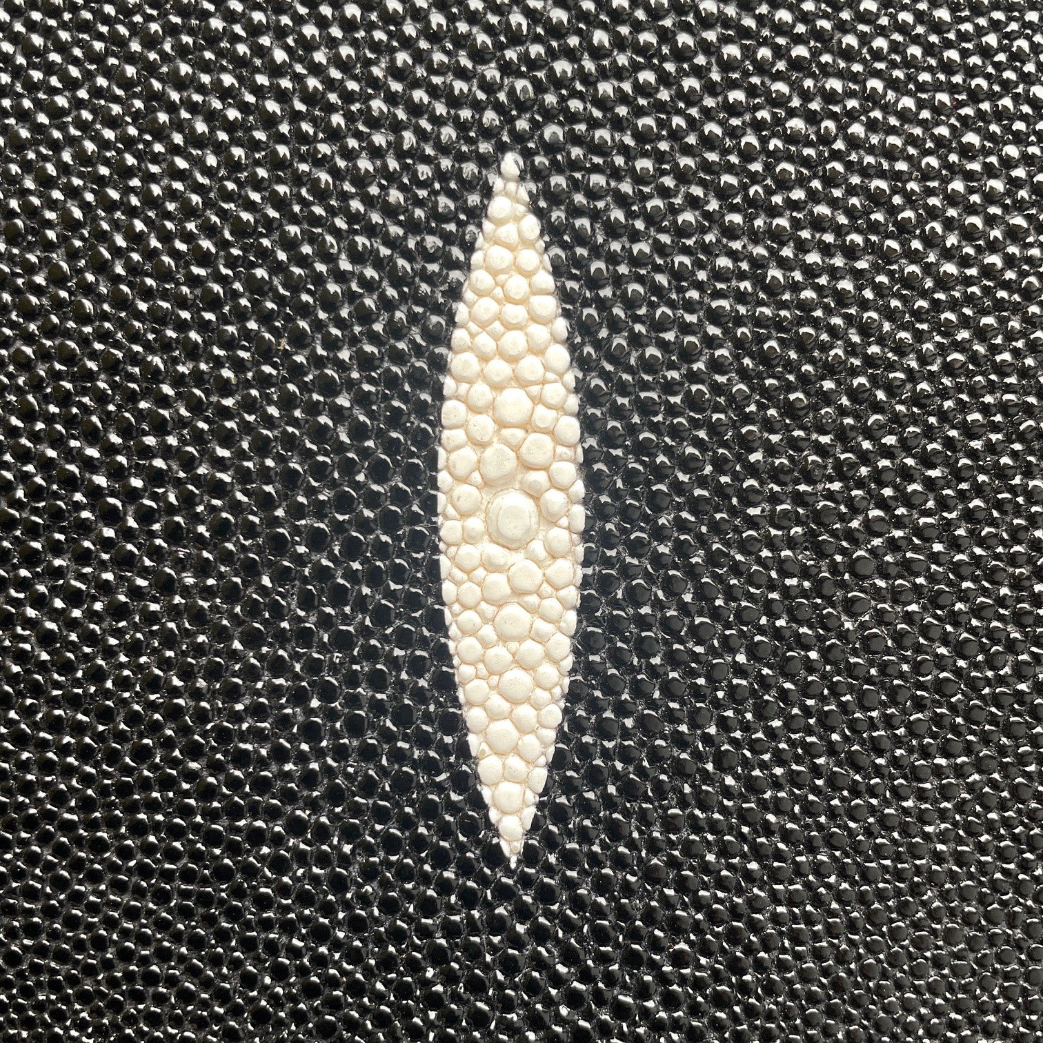 Stingray Skin | Black with White Diamond | 1.5/1.8mm | $161 ea. - New ...