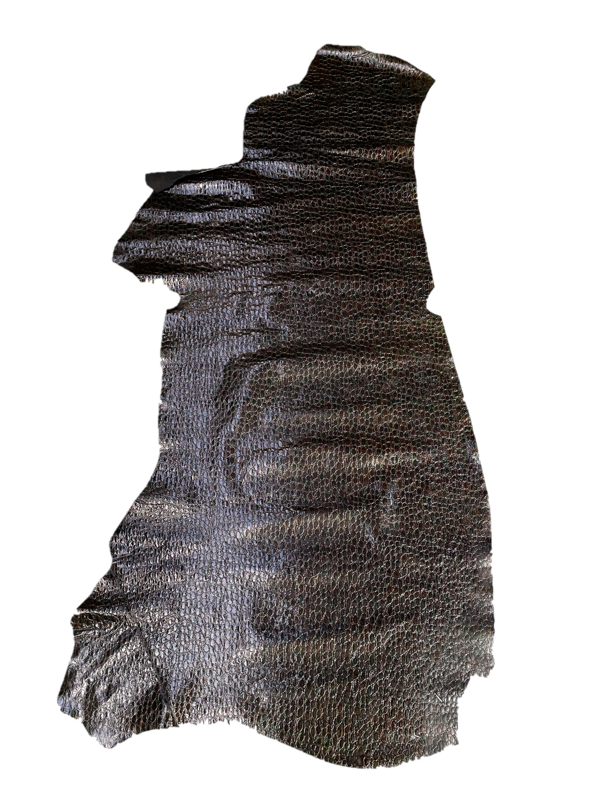 Crocodile Print Cow Side | Dark Brown | 0.8mm | 13 sq.ft | $115 ea.
