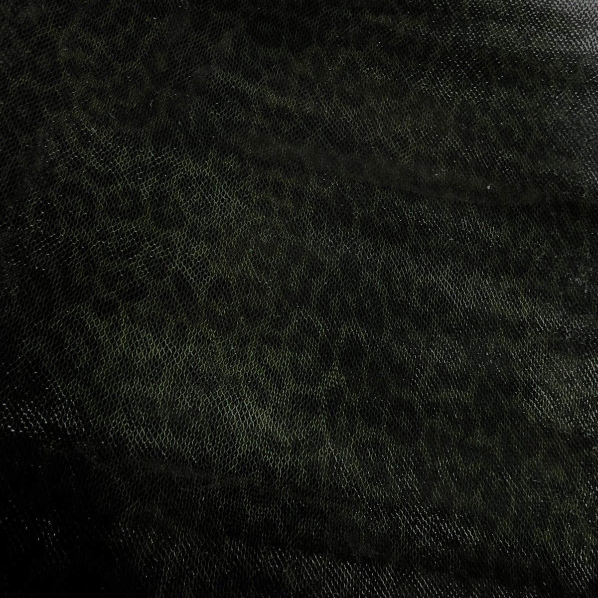 Snake Print Cow Single Butt | Jungle Green | 1.0mm | 12 sq.ft | $105 ea.