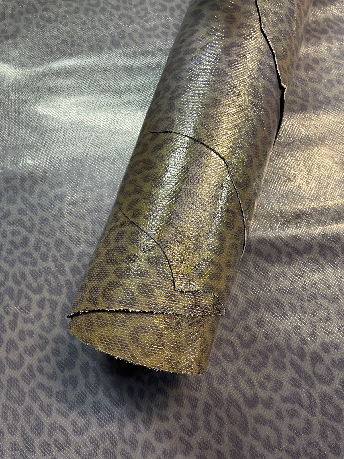 Snake Print Cow Side | Mauve | 1.0mm | 11 sq.ft | $95 ea.